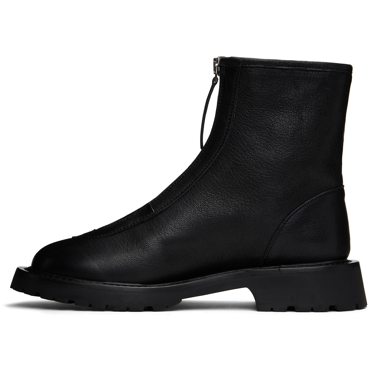  Legres Black Zipped Boots 