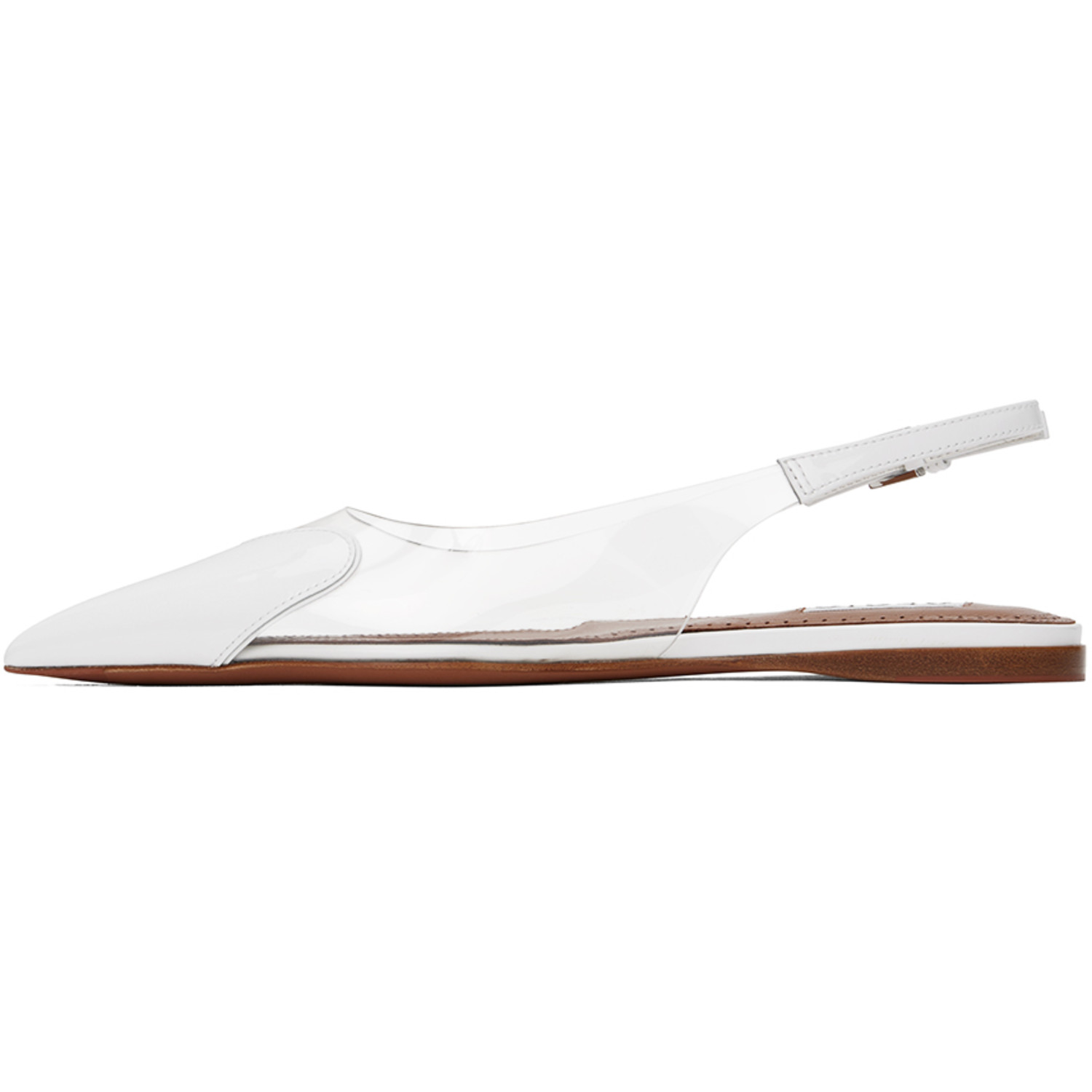  Alaïa White 'le Cœur' Ballerina Flats 