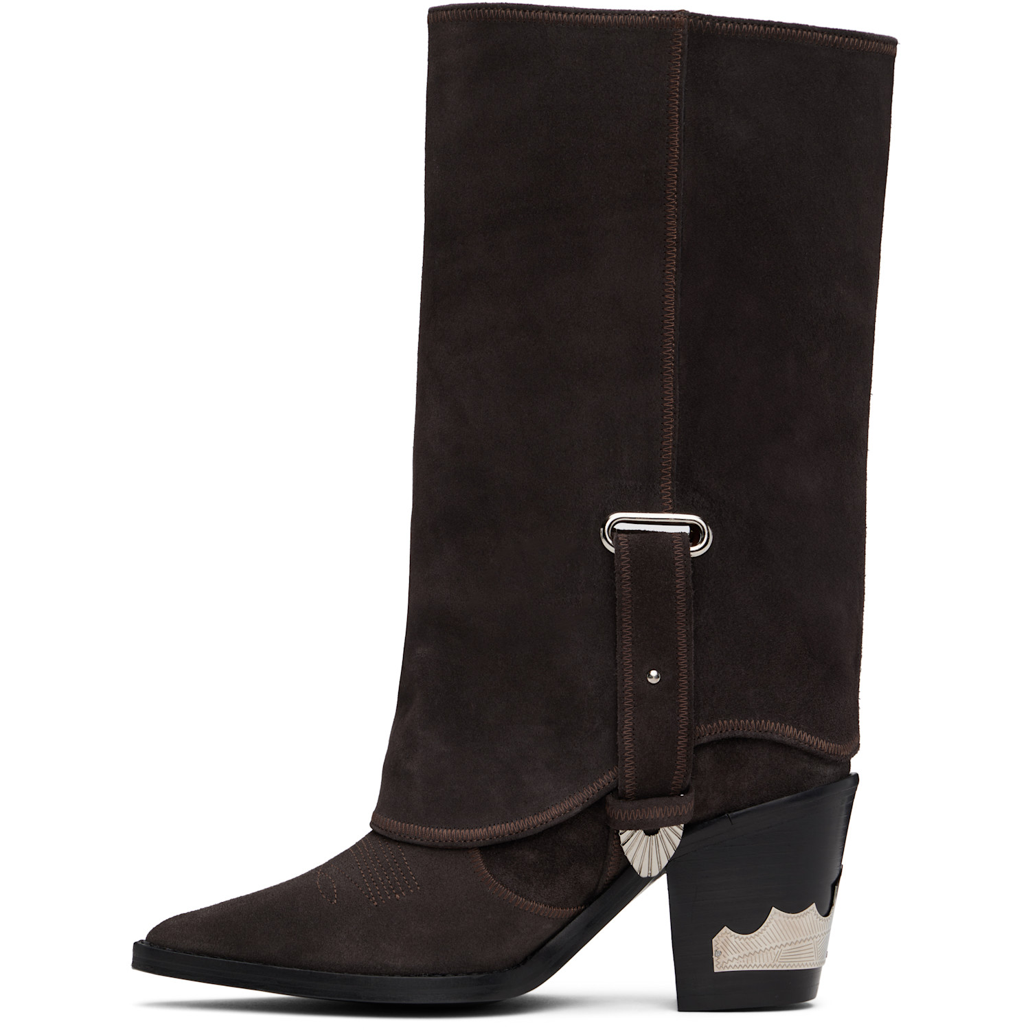  Toga Pulla Ssense Exclusive Brown Western Style Boots 