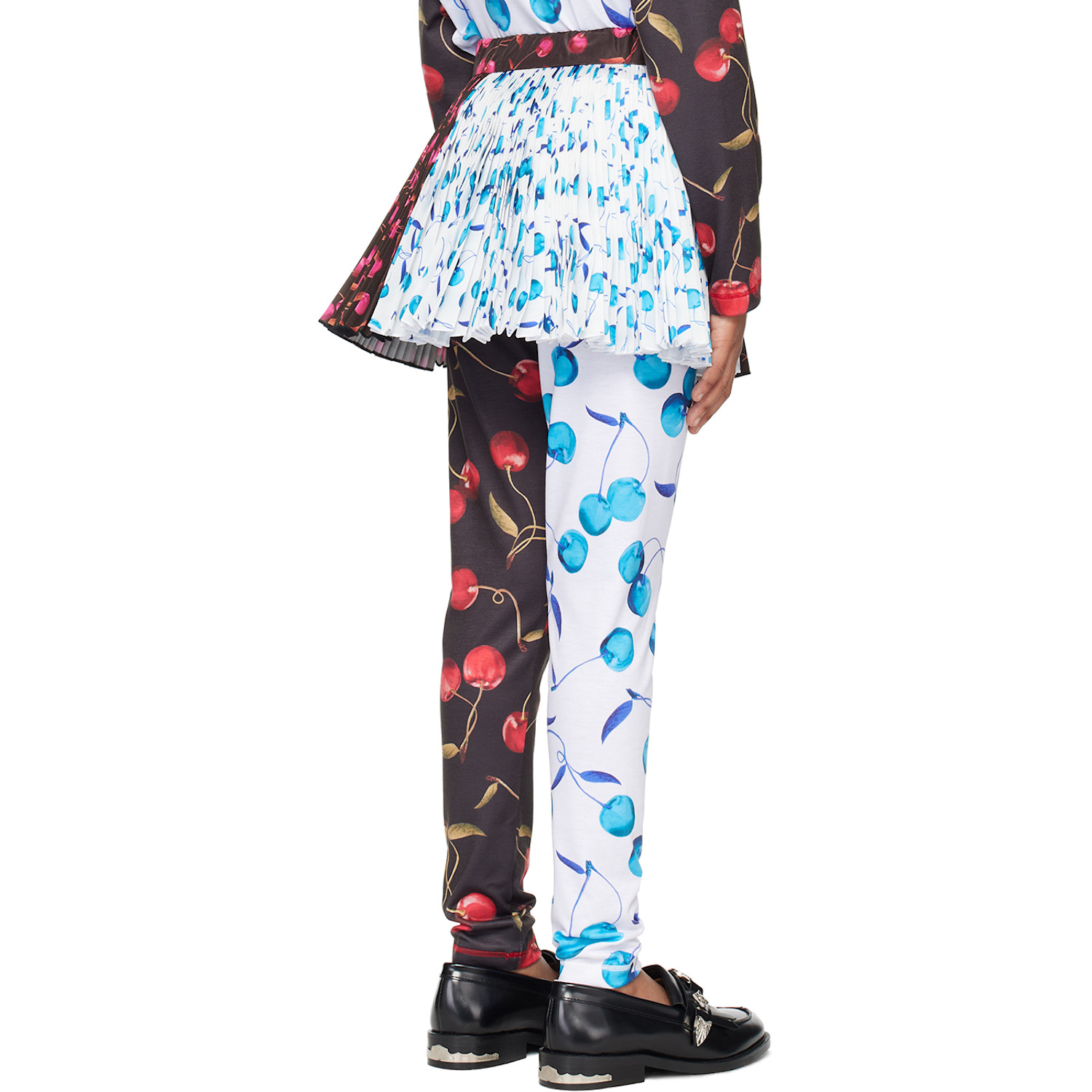  Chopova Lowena Ssense Exclusive Kids White & Black Cherry Skirt 
