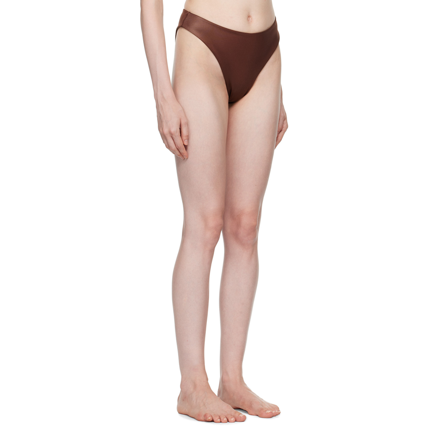  Magda Butrym Brown High Leg Bikini Bottom 