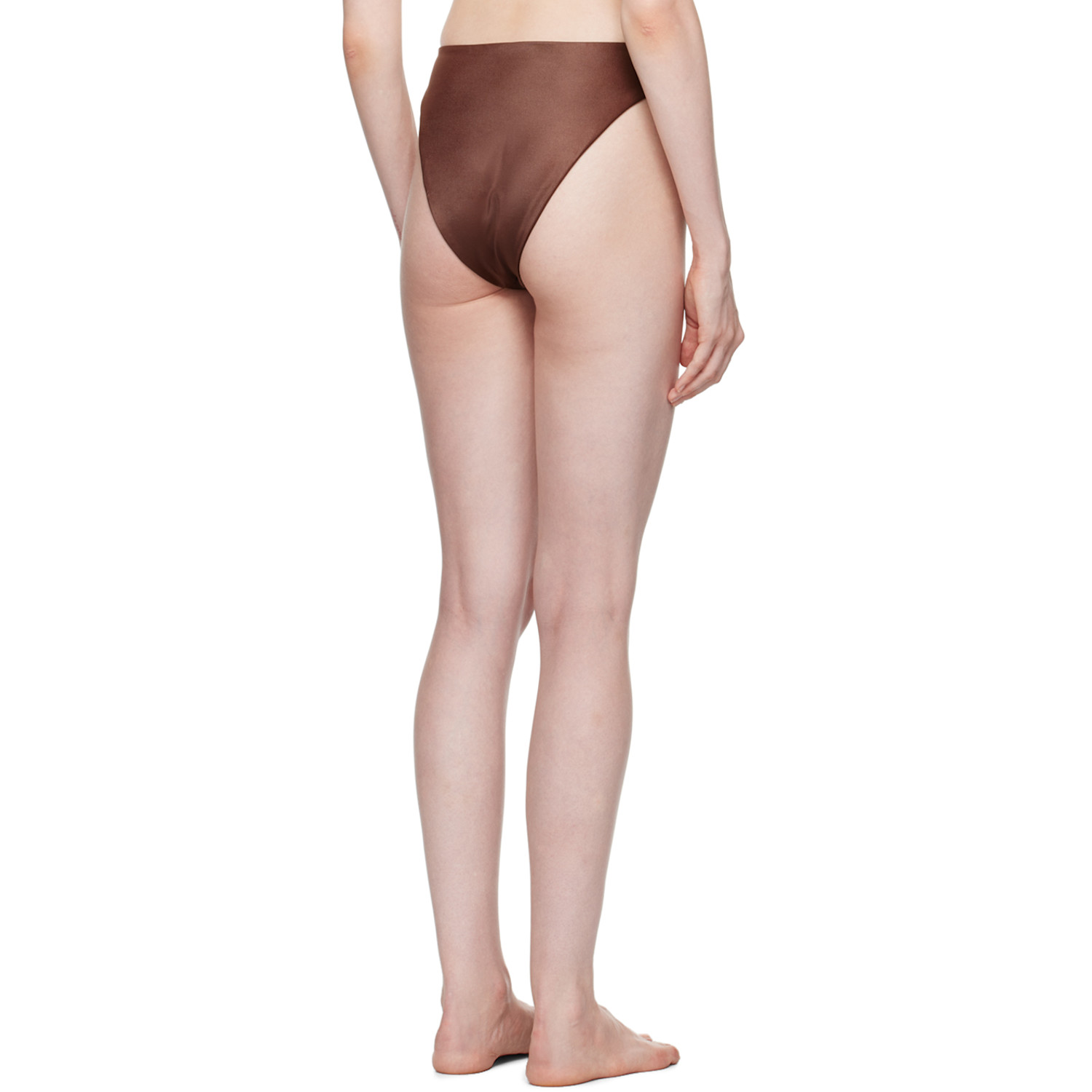  Magda Butrym Brown High Leg Bikini Bottom 
