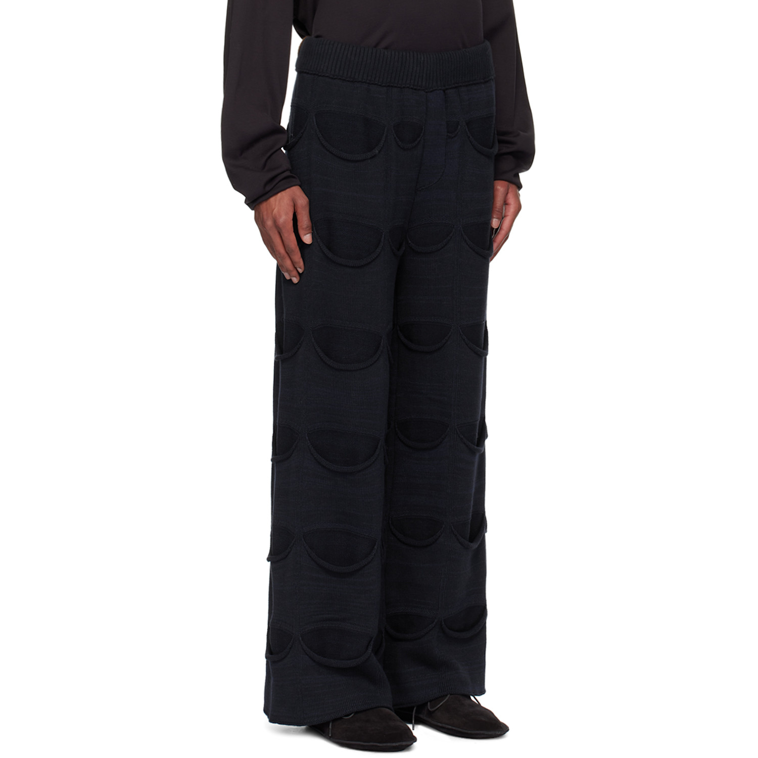  Isa Boulder Ssense Exclusive Navy All Pocket Trousers 