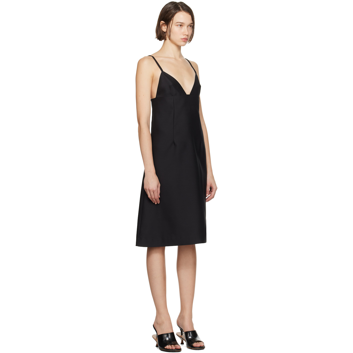  Jacquemus Black La Casa 'la Robe Camison' Minidress 