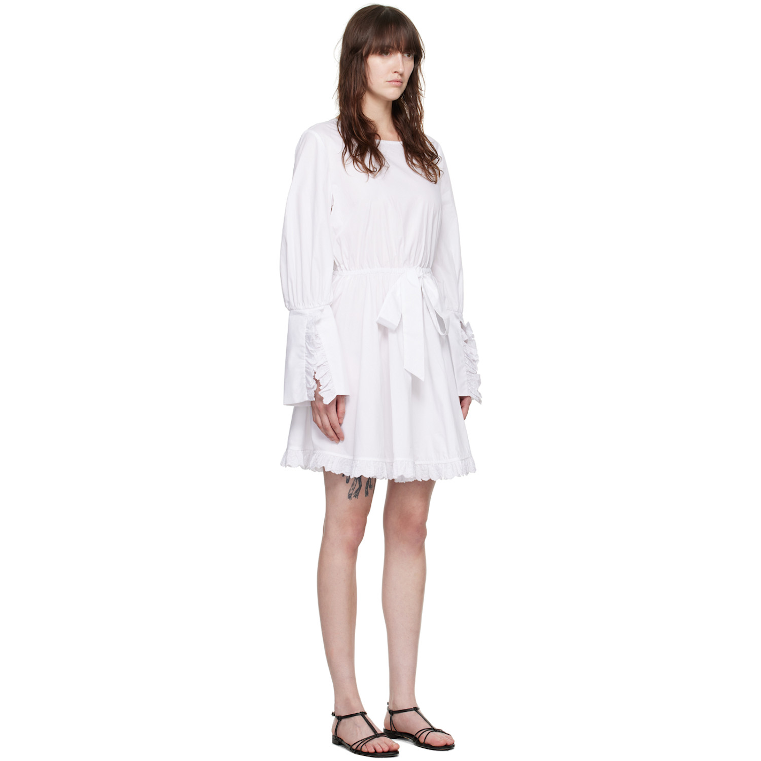  Kika Vargas White Yuri Minidress 