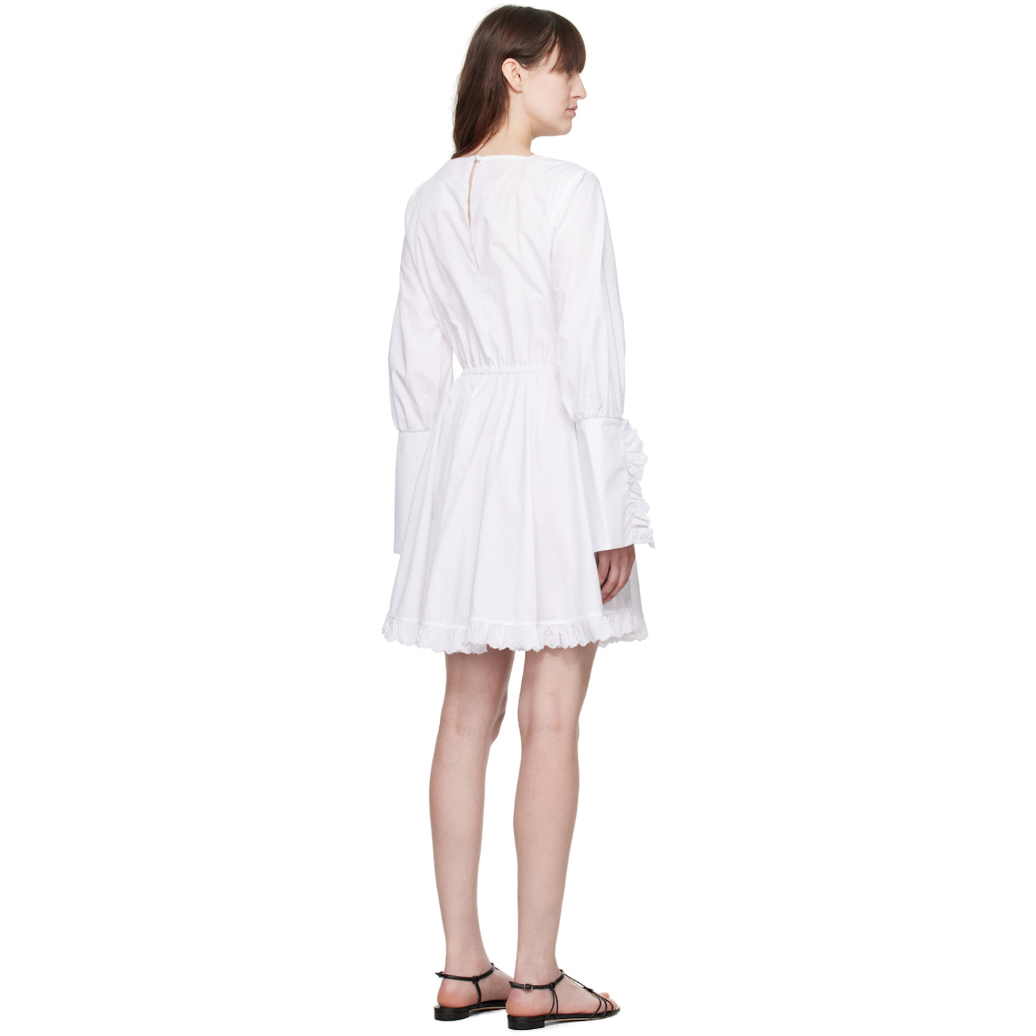  Kika Vargas White Yuri Minidress 