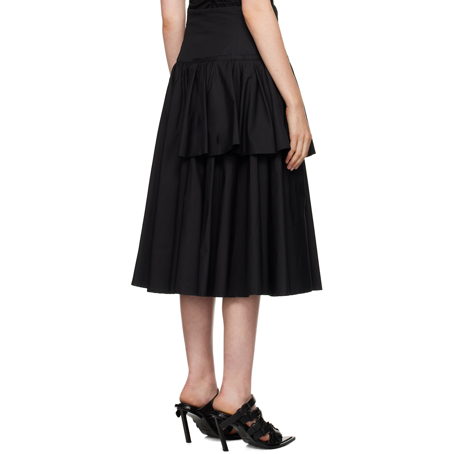  Renaissance Renaissance Black July Midi Skirt 