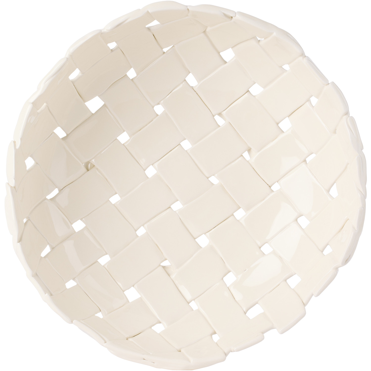  Ferm Living Off-white Plait Bowl 