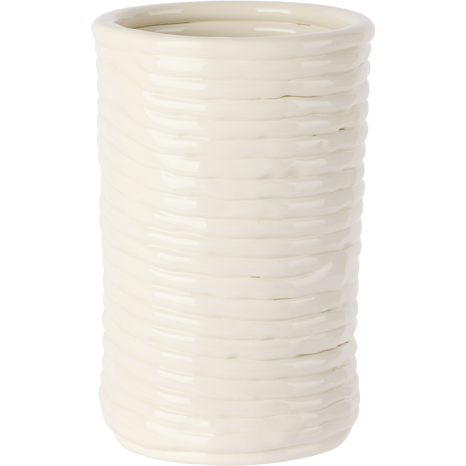  Ferm Living Off-white Corduroy Vase 