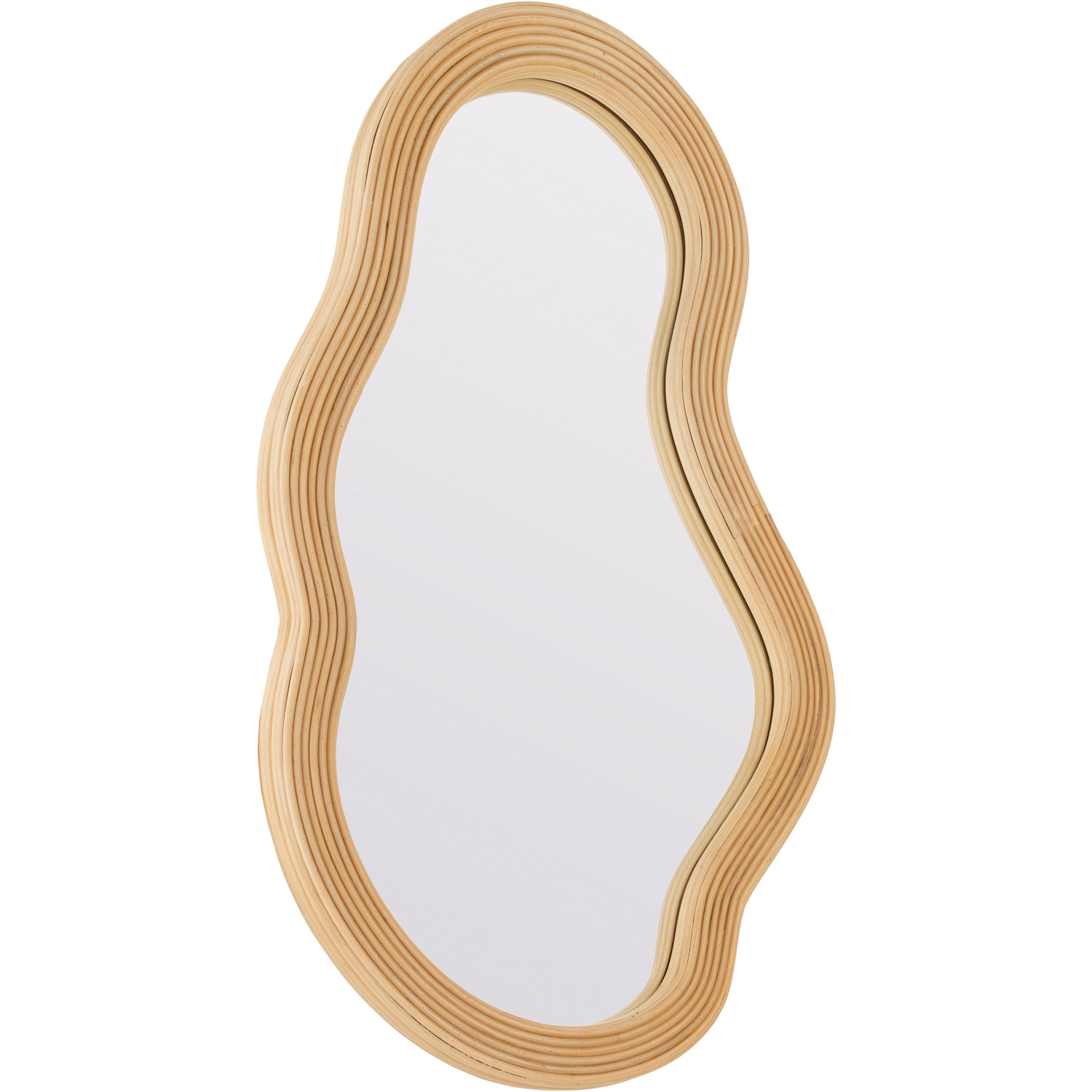  Ferm Living Beige Pond Rattan Medium Mirror 