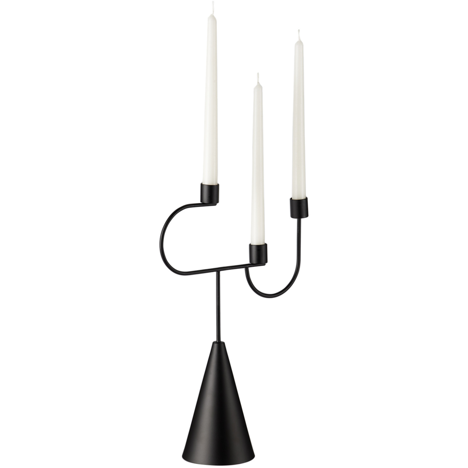  Ferm Living Black Avant Candelabra 