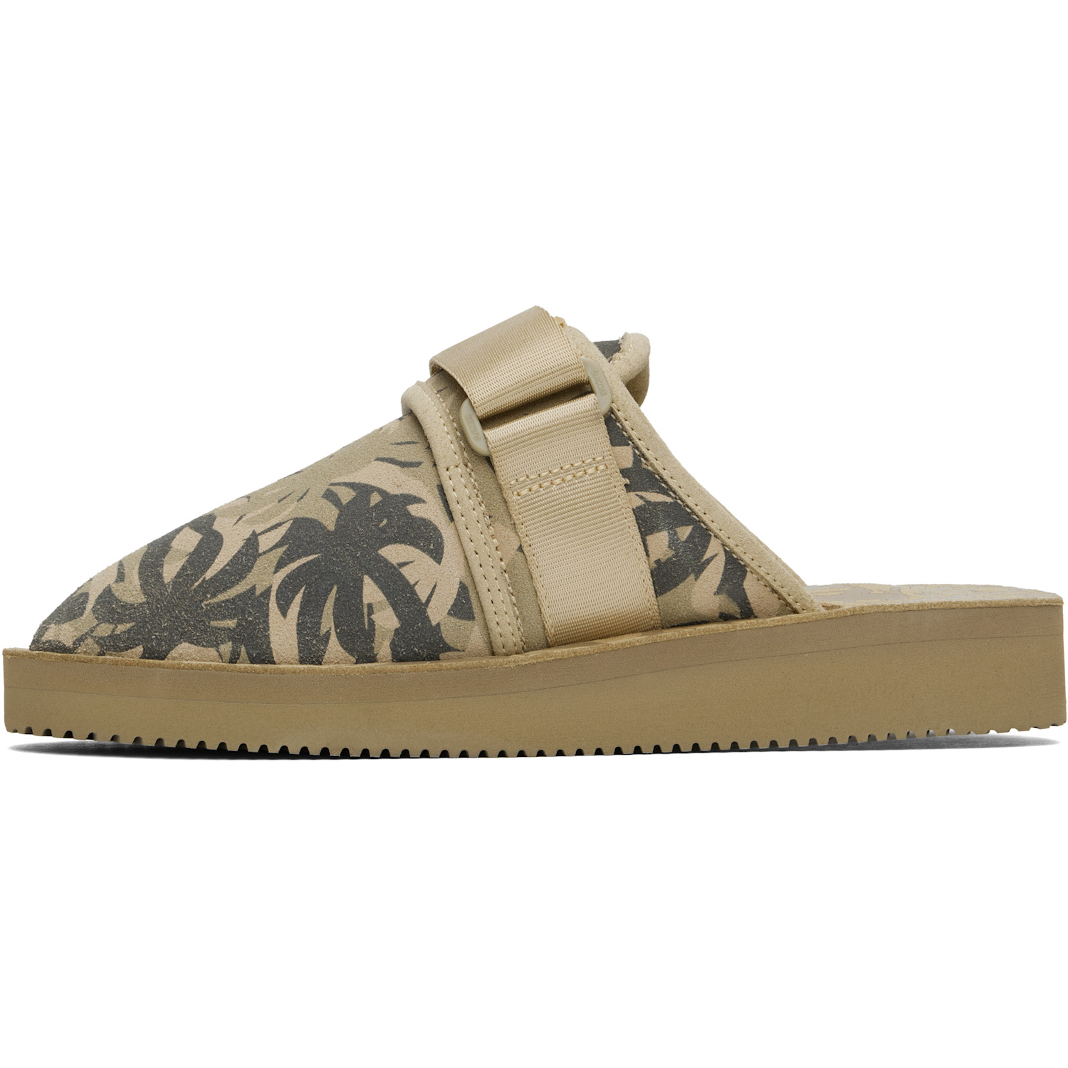  Palm Angels Beige & Black Suicoke Edition Zavo Slippers 
