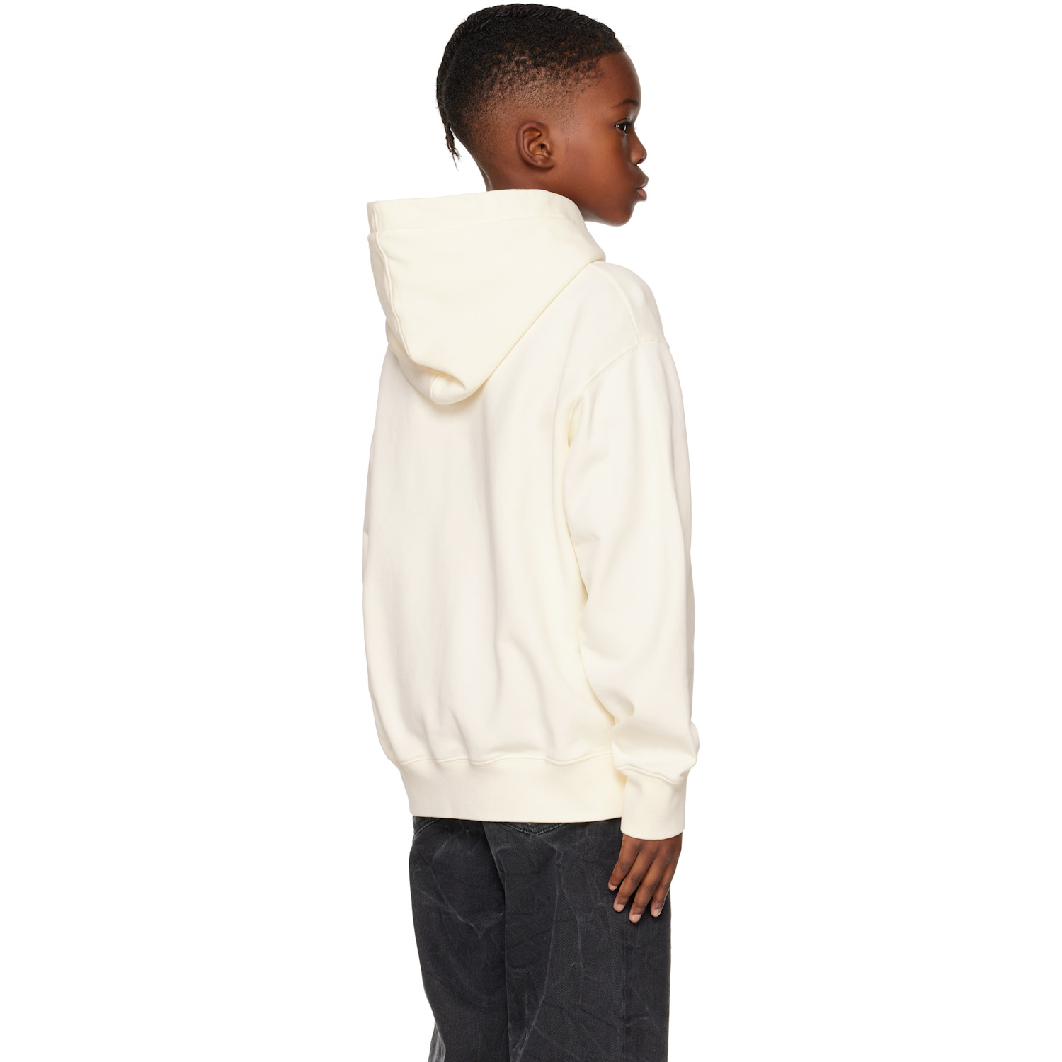  Palm Angels Kids Off-white Bear Hoodie 