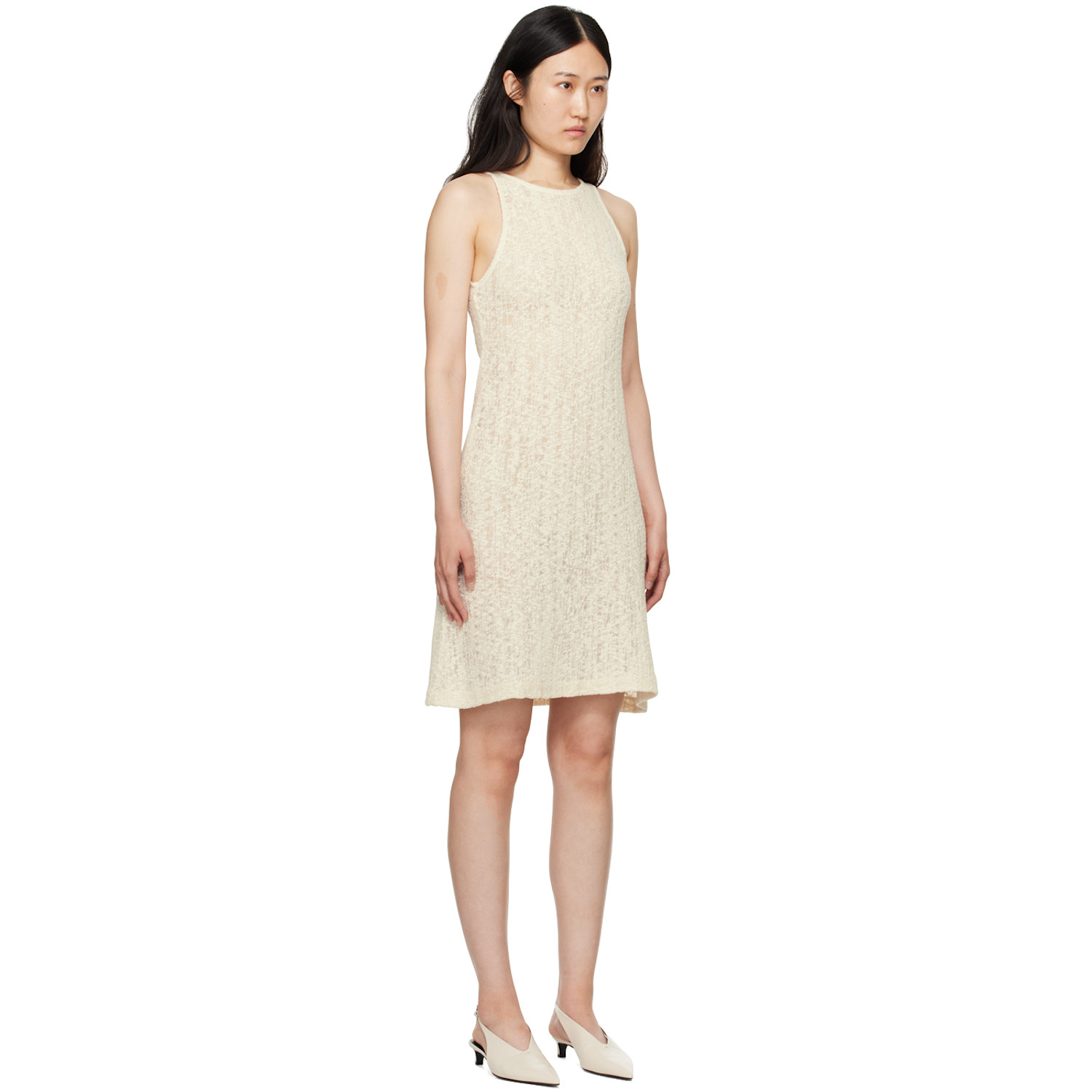  Bite Off-white Whisper Midi Dress 