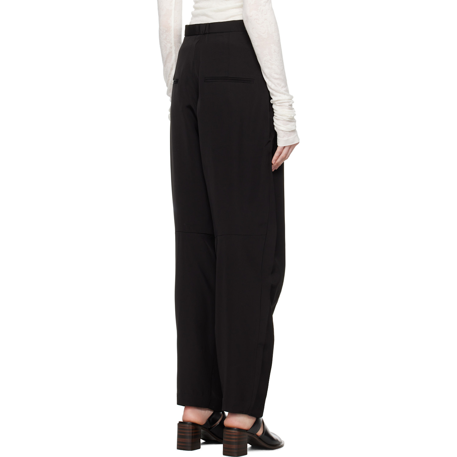  Bite Black Evening Belted Trousers 