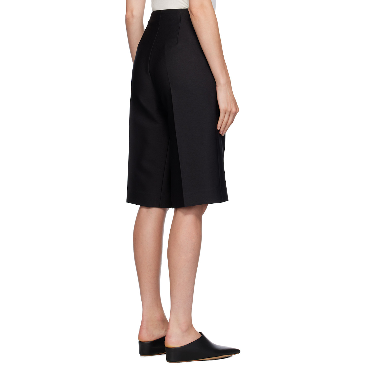  Gia Studios Black Layered Shorts 