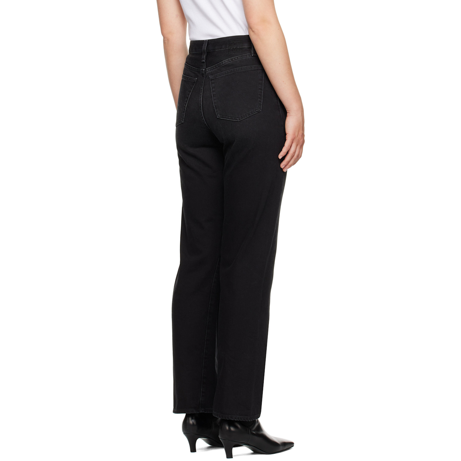  Toteme Black Twisted Seam Jeans 