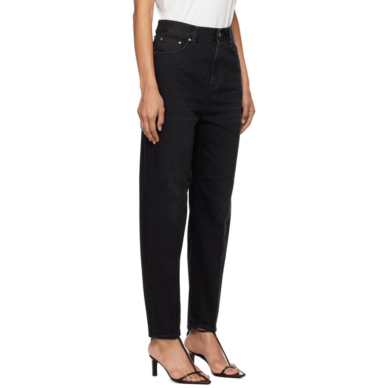  Toteme Black Tapered Leg Jeans 
