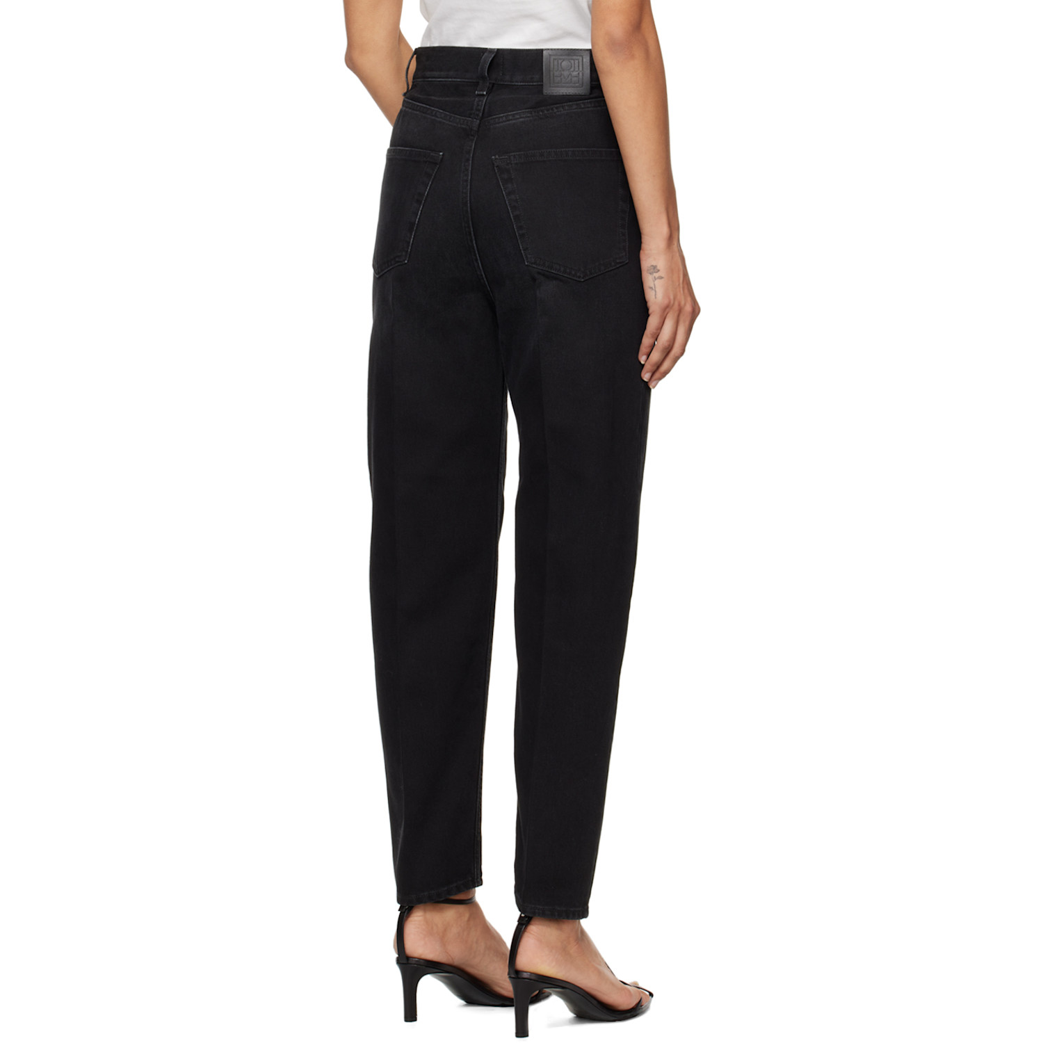  Toteme Black Tapered Leg Jeans 