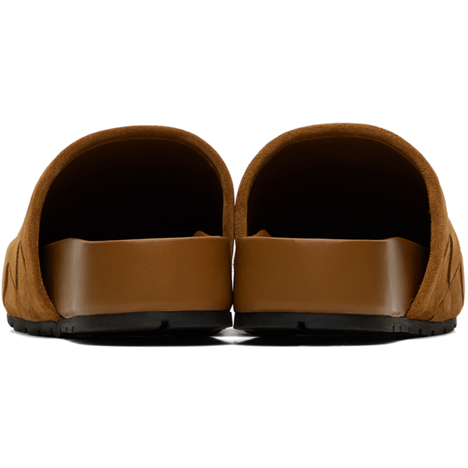  Bottega Veneta Tan Reggie Mules 