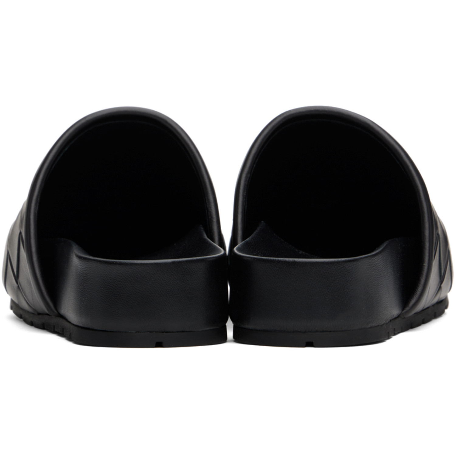  Bottega Veneta Black Reggie Mules 