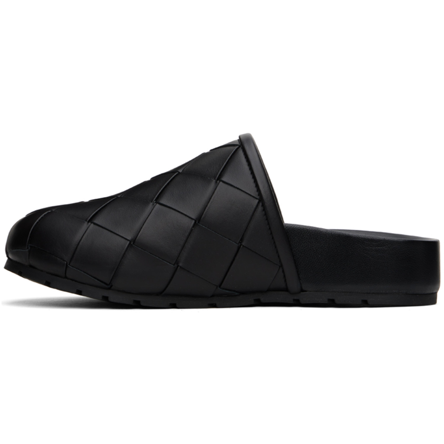  Bottega Veneta Black Reggie Mules 