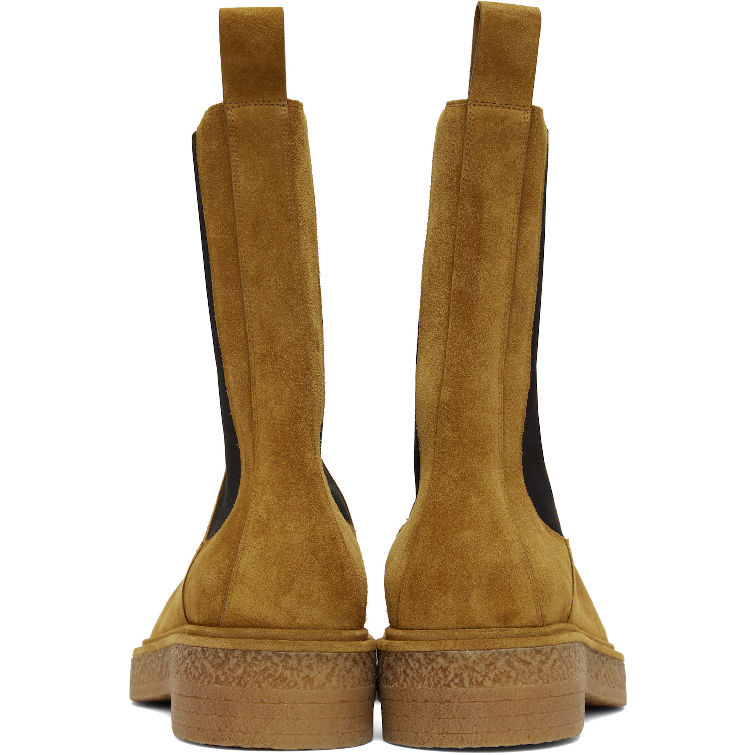  Bottega Veneta Tan Haddock Chelsea Boots 