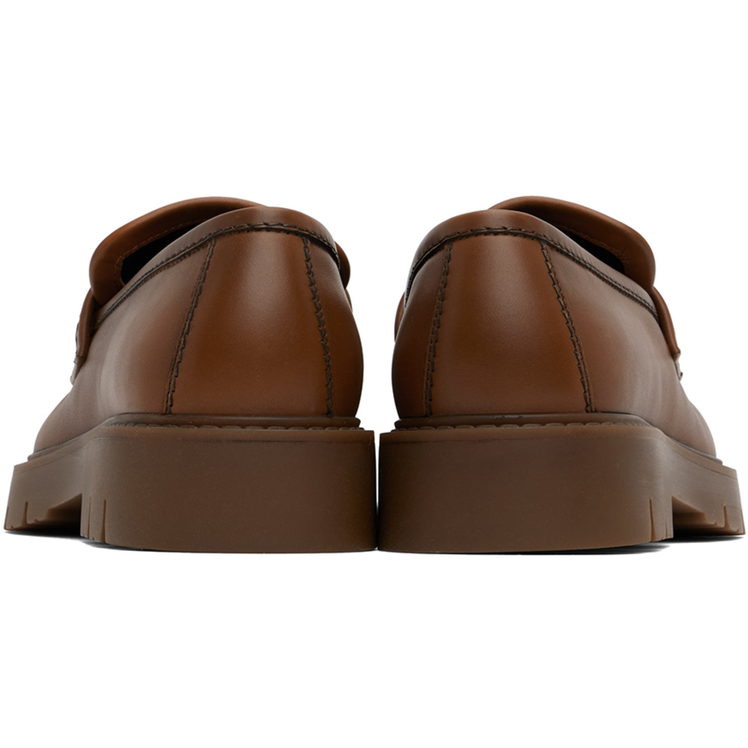  Bottega Veneta Brown Haddock Loafers 