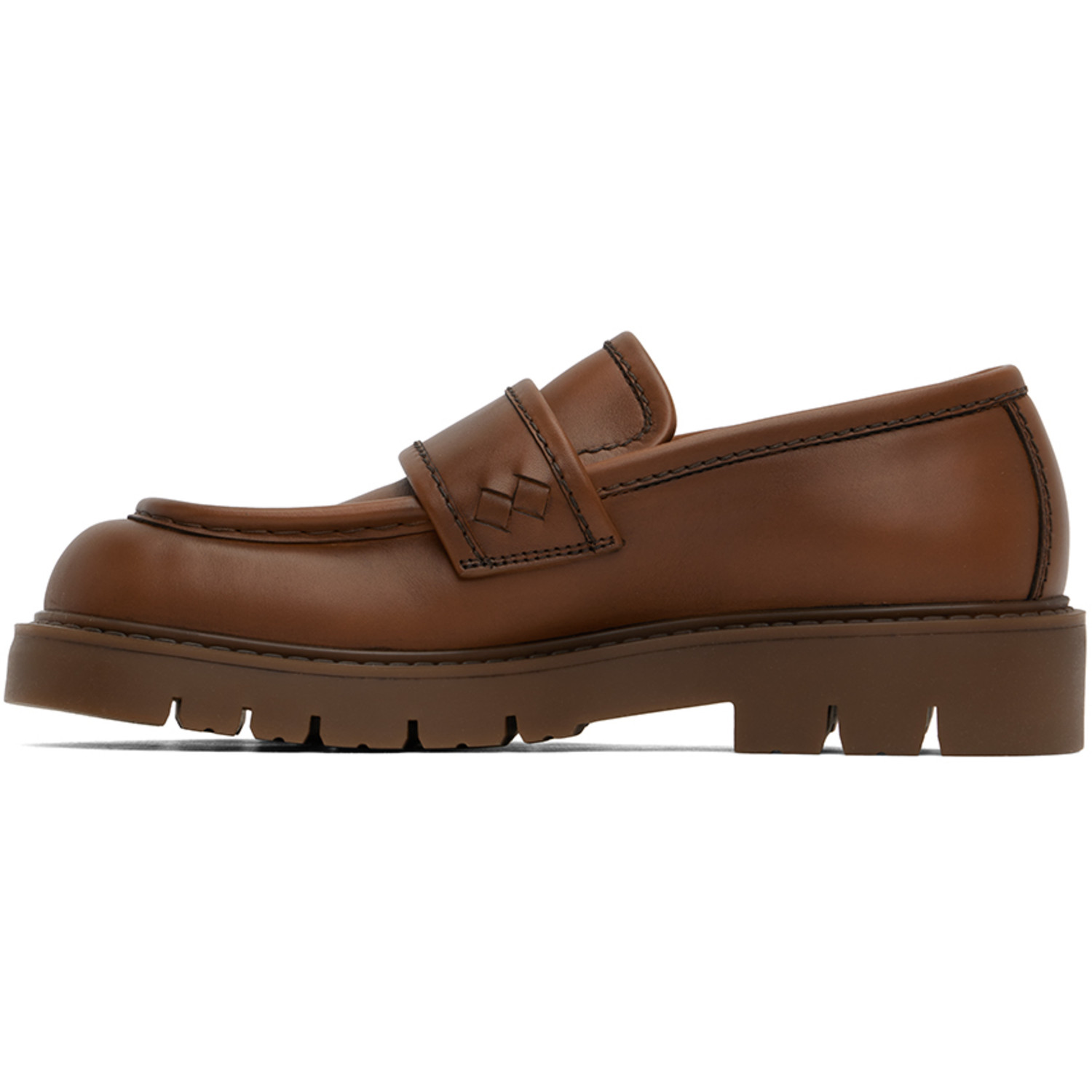  Bottega Veneta Brown Haddock Loafers 
