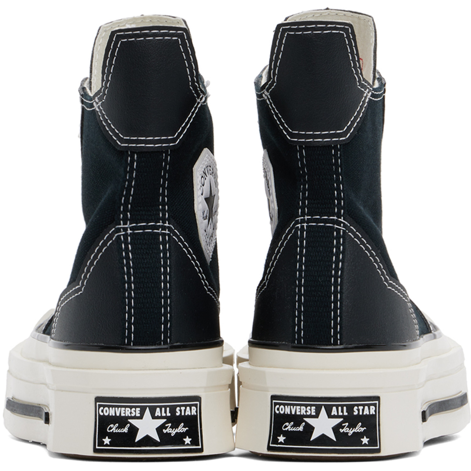 Converse Black Chuck 70 De Luxe Squared High Top Sneakers 