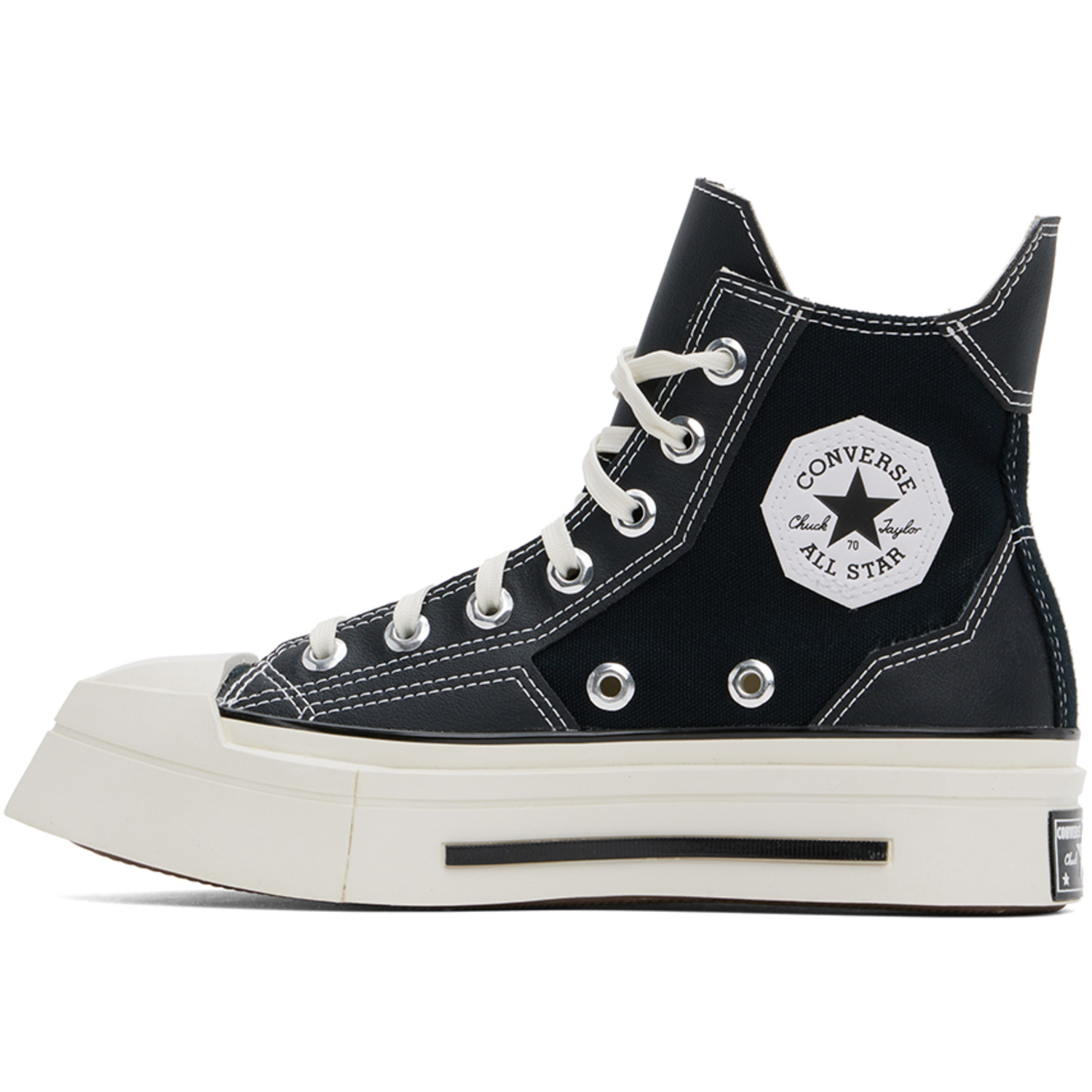  Converse Black Chuck 70 De Luxe Squared High Top Sneakers 