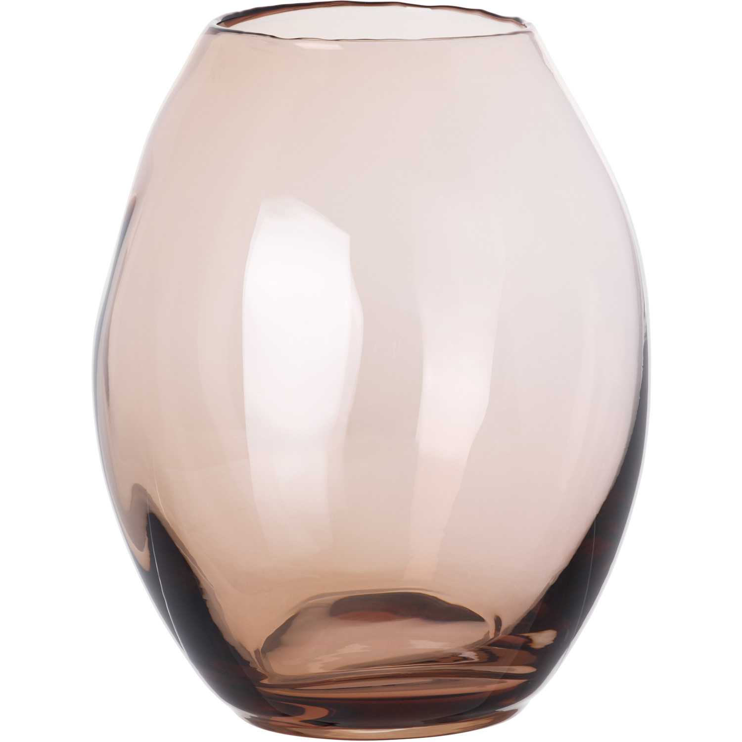  Rira Brown Addled Short Vase 