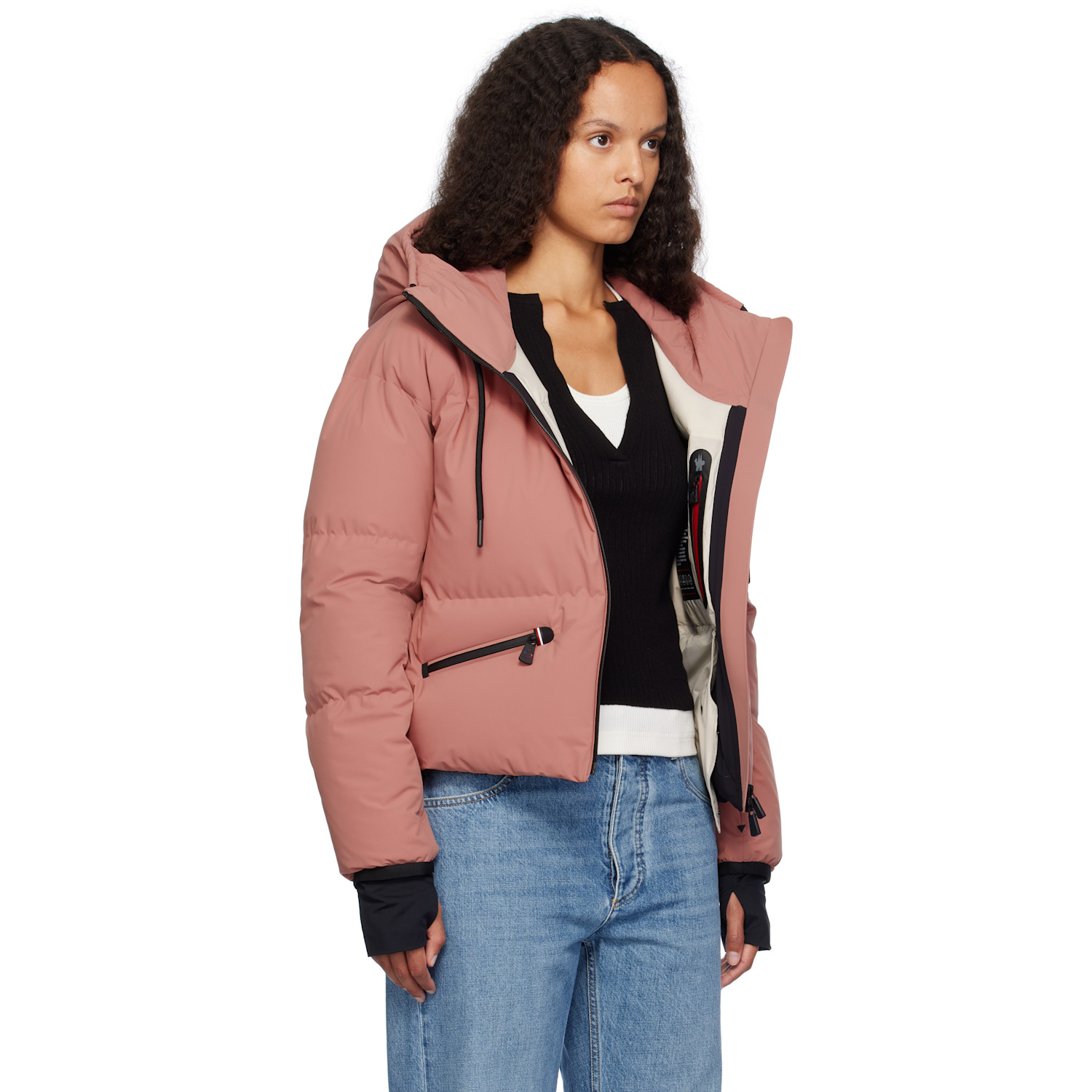  Moncler Grenoble Pink Allesaz Down Jacket 