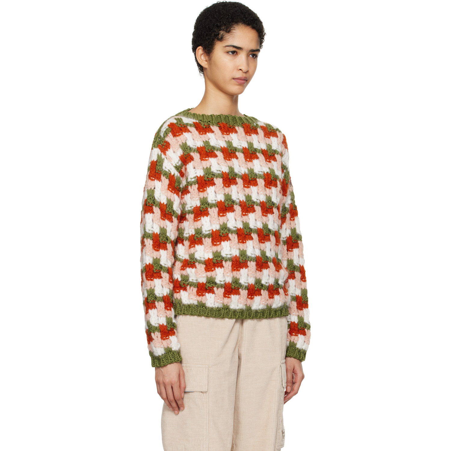  Moncler Grenoble Multicolor Wool & Alpaca Sweater 
