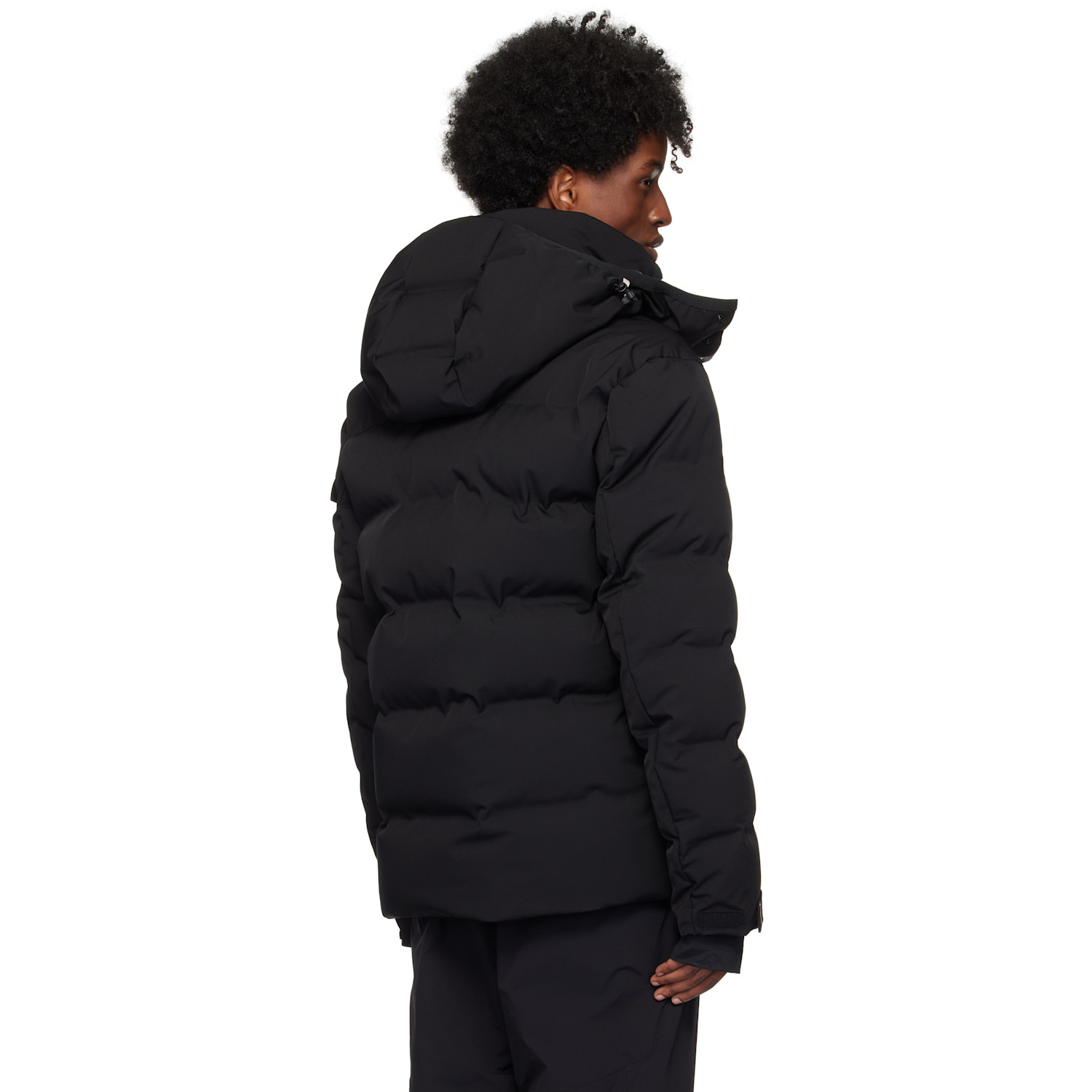  Moncler Grenoble Black Montgetech Short Down Jacket 