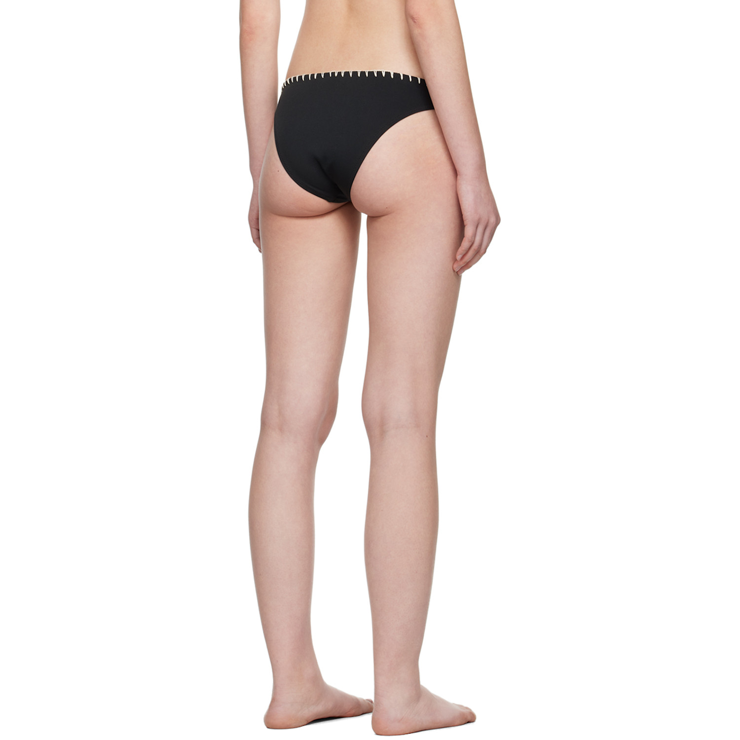  Nanushka Black Merve Bikini Bottom 