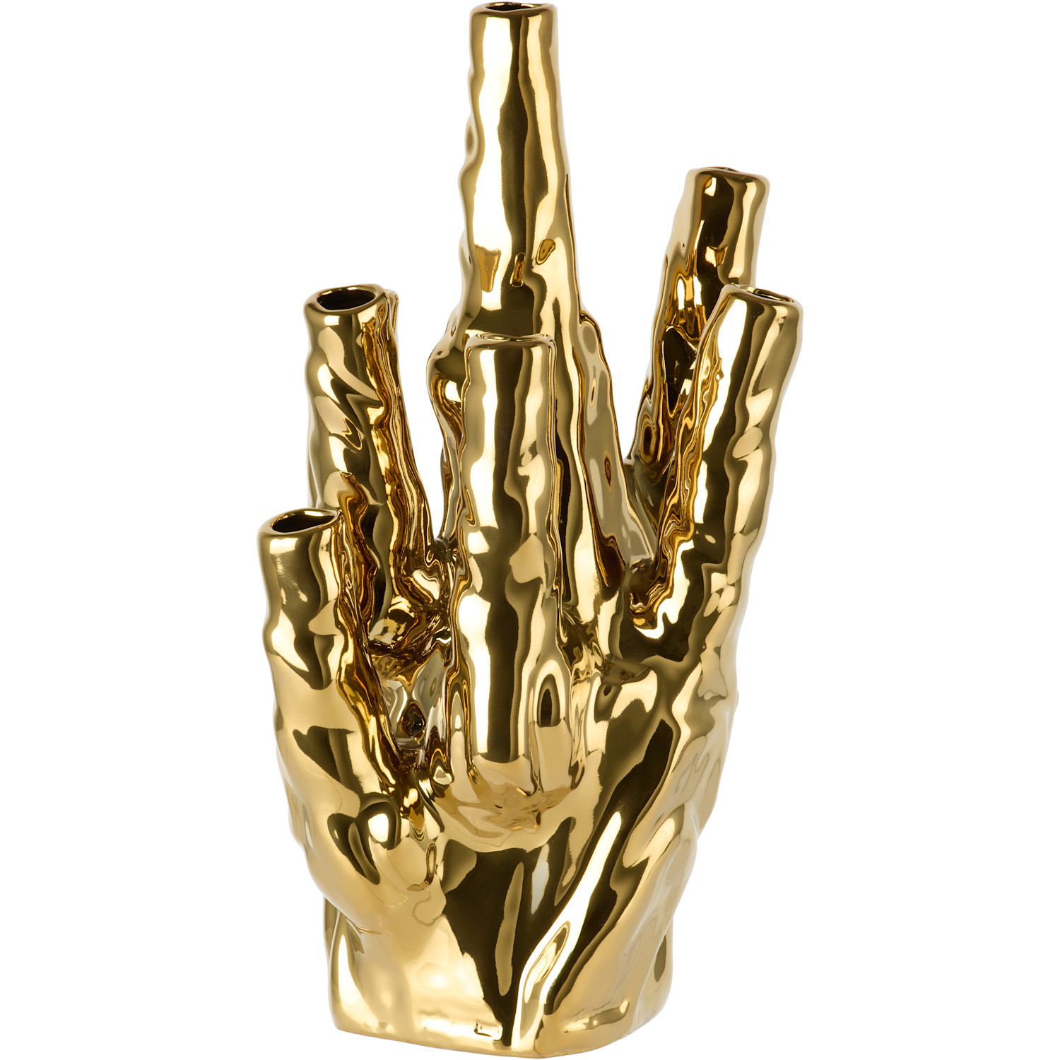  Polspotten Gold Coral 10-tulips Vase 