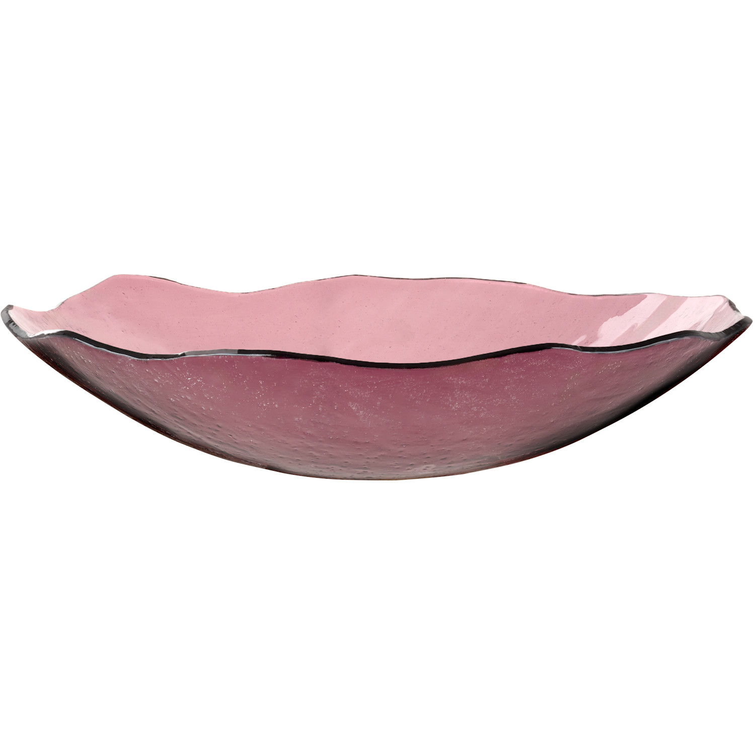  Los Objetos Decorativos Purple Irregular Glass Plate 