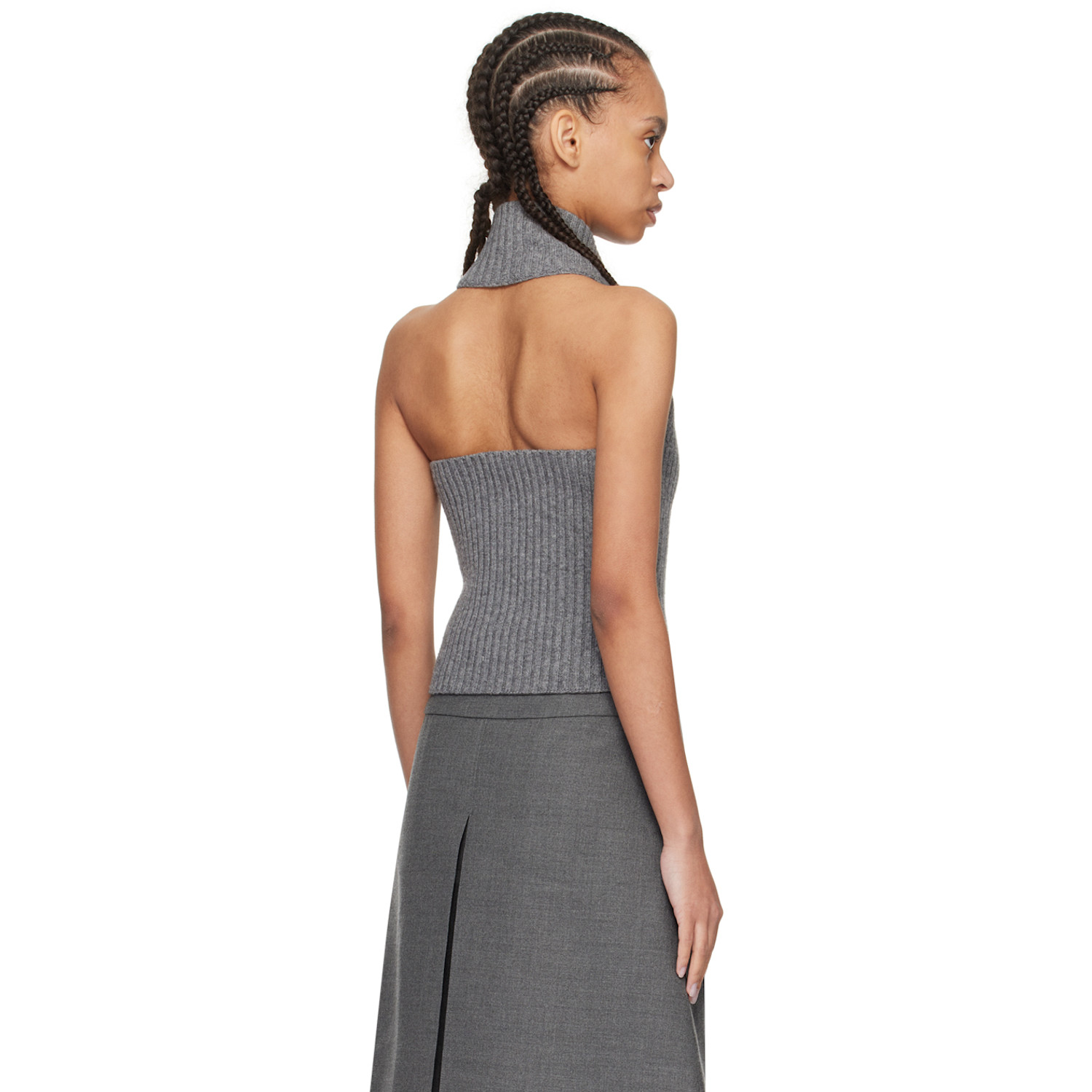  Fax Copy Express Ssense Exclusive Gray Sweater 
