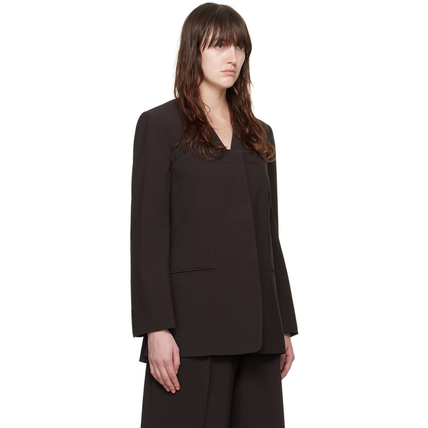  Beaufille Brown Bolero Blazer 