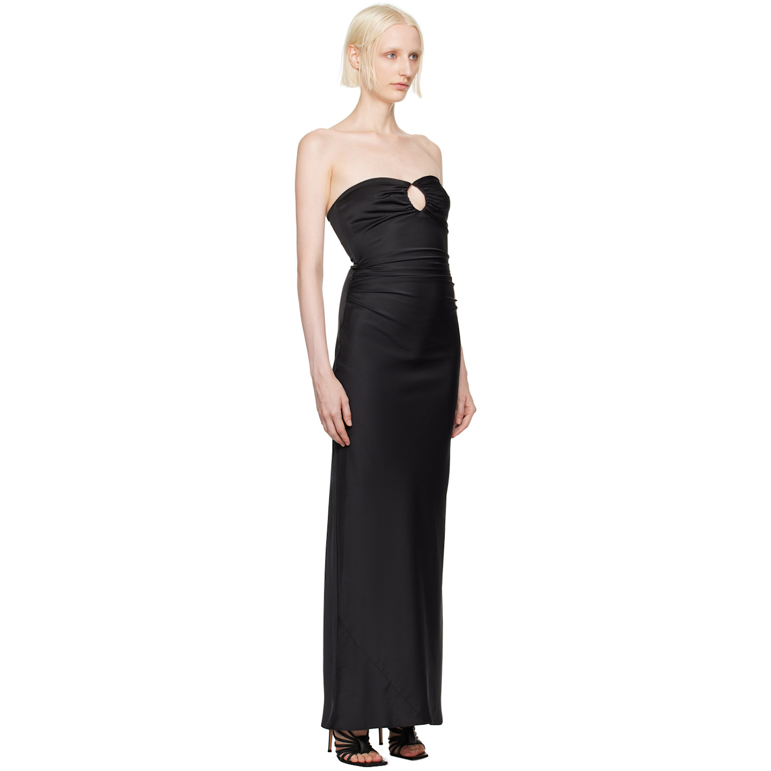  Bec + Bridge Black Emilia Strapless Maxi Dress 