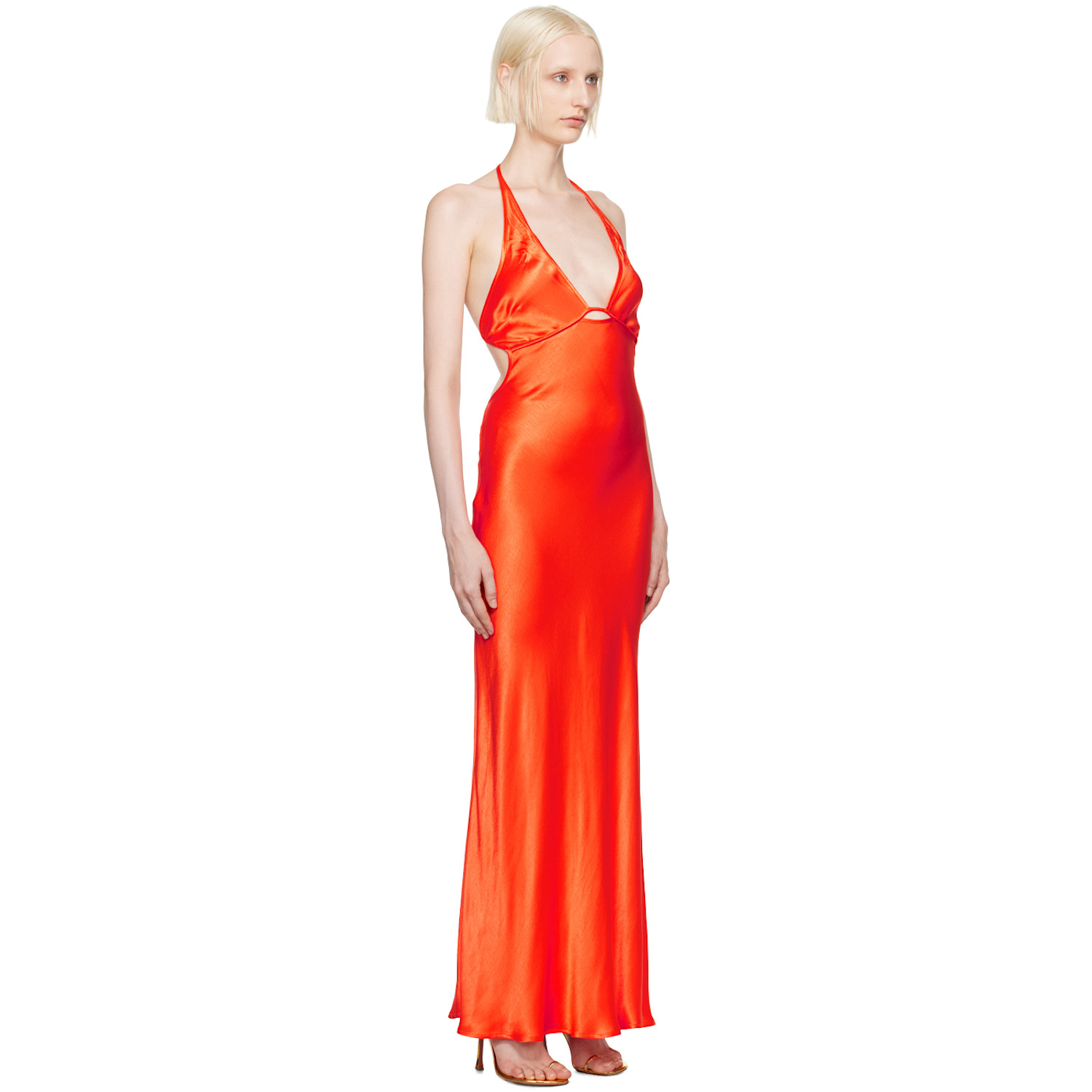  Bec + Bridge Orange Zariah Maxi Dress 
