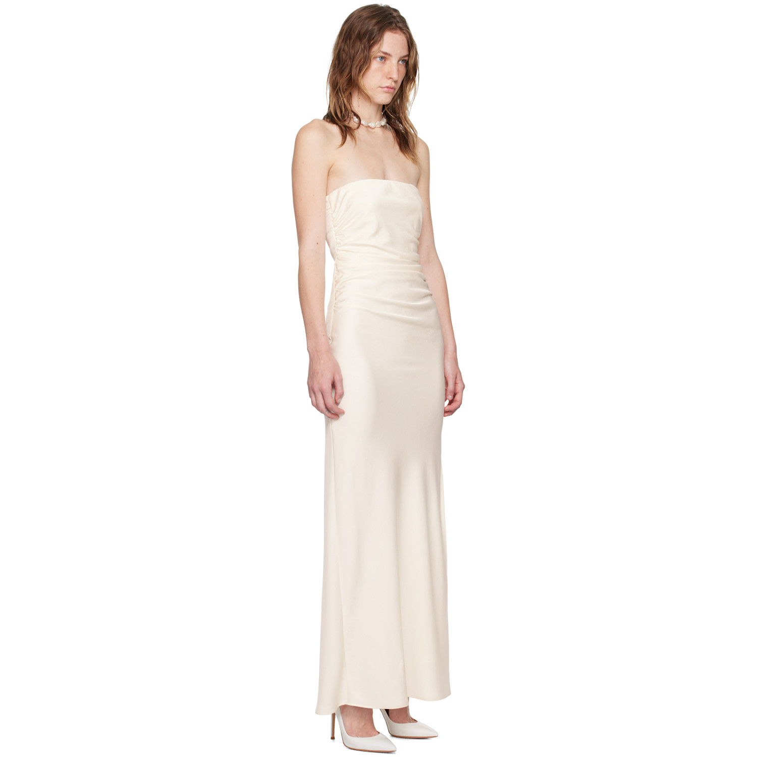  Bec + Bridge Off-white Eternity Maxi Dress 