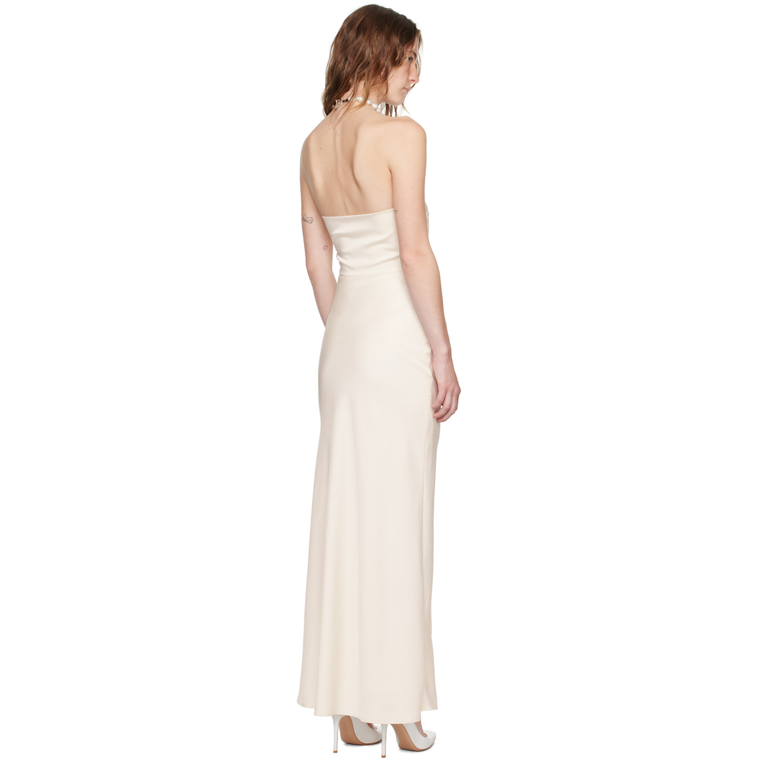  Bec + Bridge Off-white Eternity Maxi Dress 