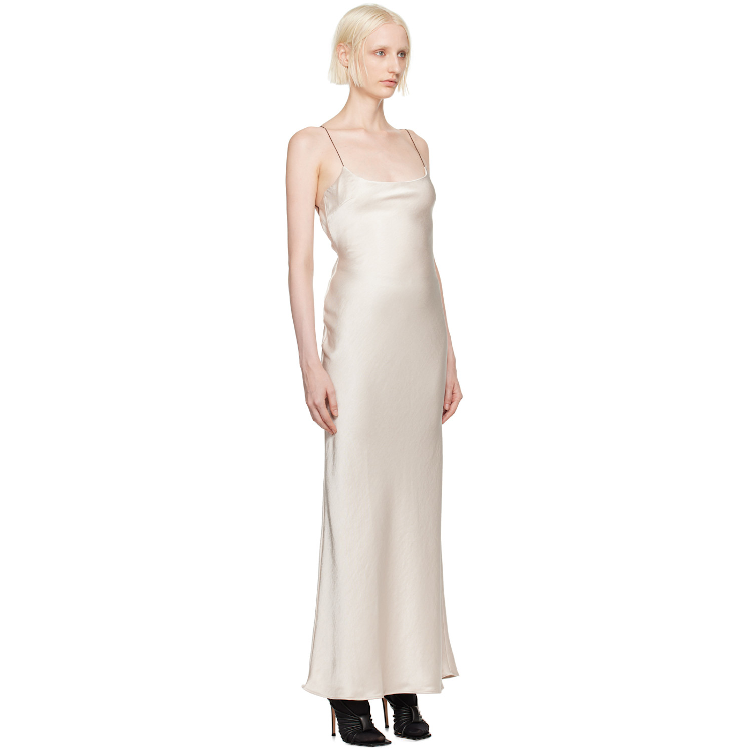  Bec + Bridge Beige Allegra Tie Maxi Dress 