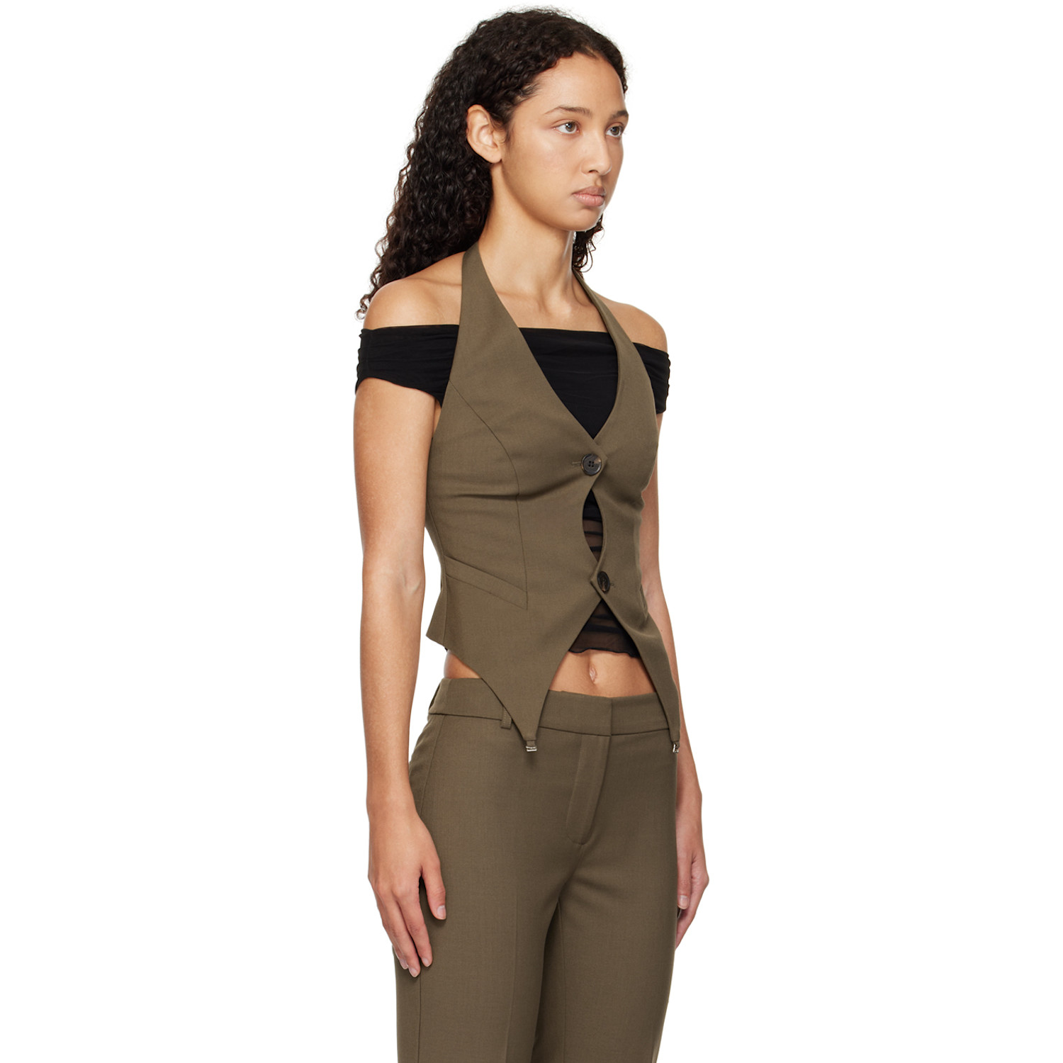  Bec + Bridge Khaki Teri Vest 