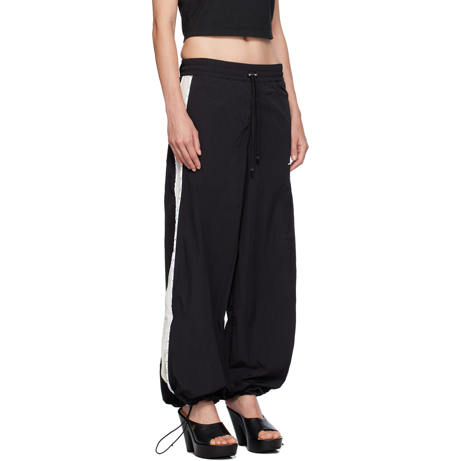  Amiri Black Raglan Ma Track Pants 