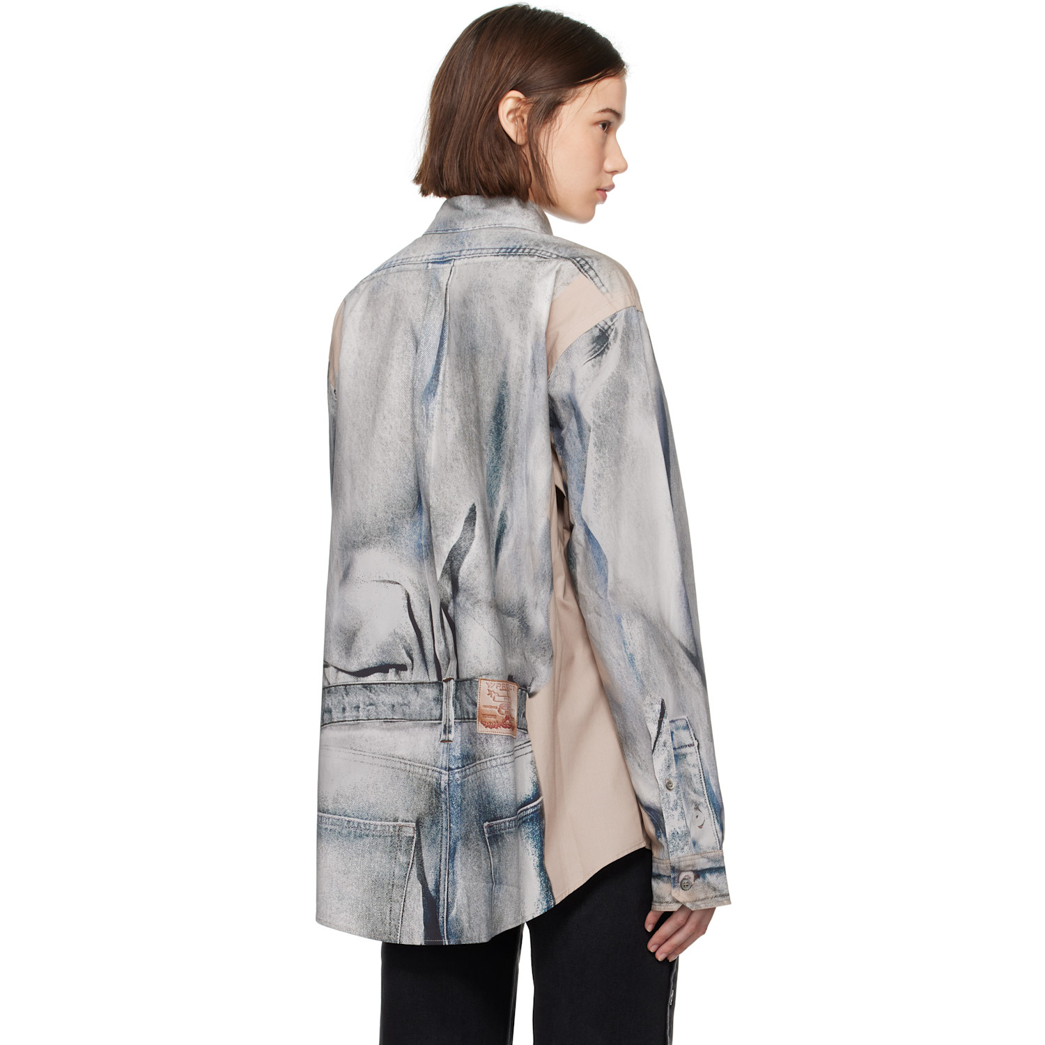  Y/project Beige Trompe L'oeil Shirt 