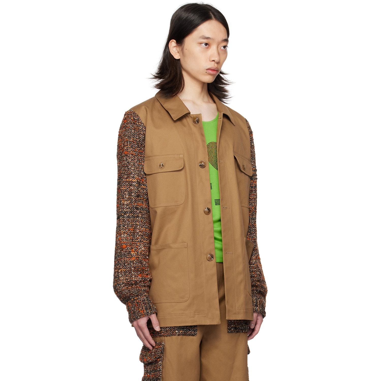  Anna Sui Ssense Exclusive Tan Barn Jacket 