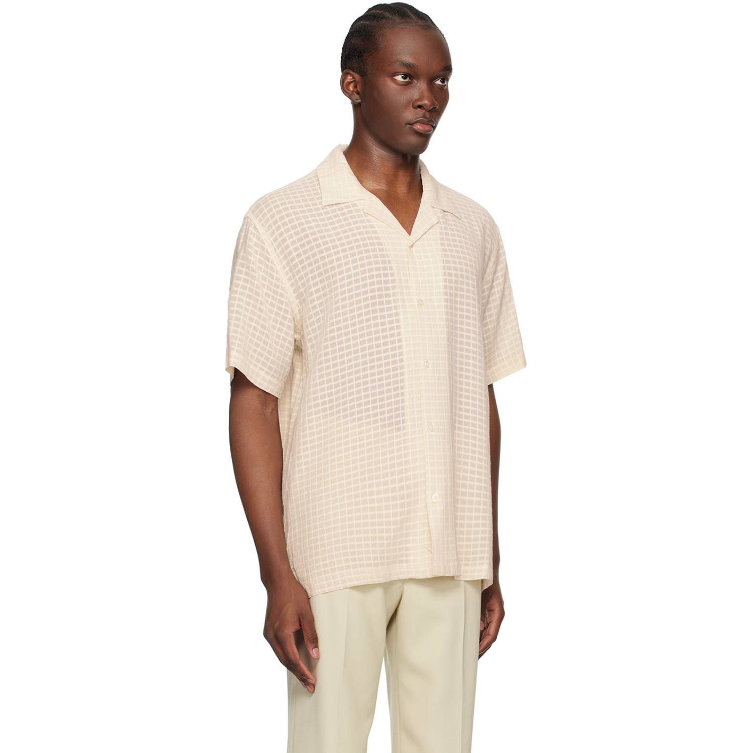  Saturdays Nyc Off-white Canty Shirt 